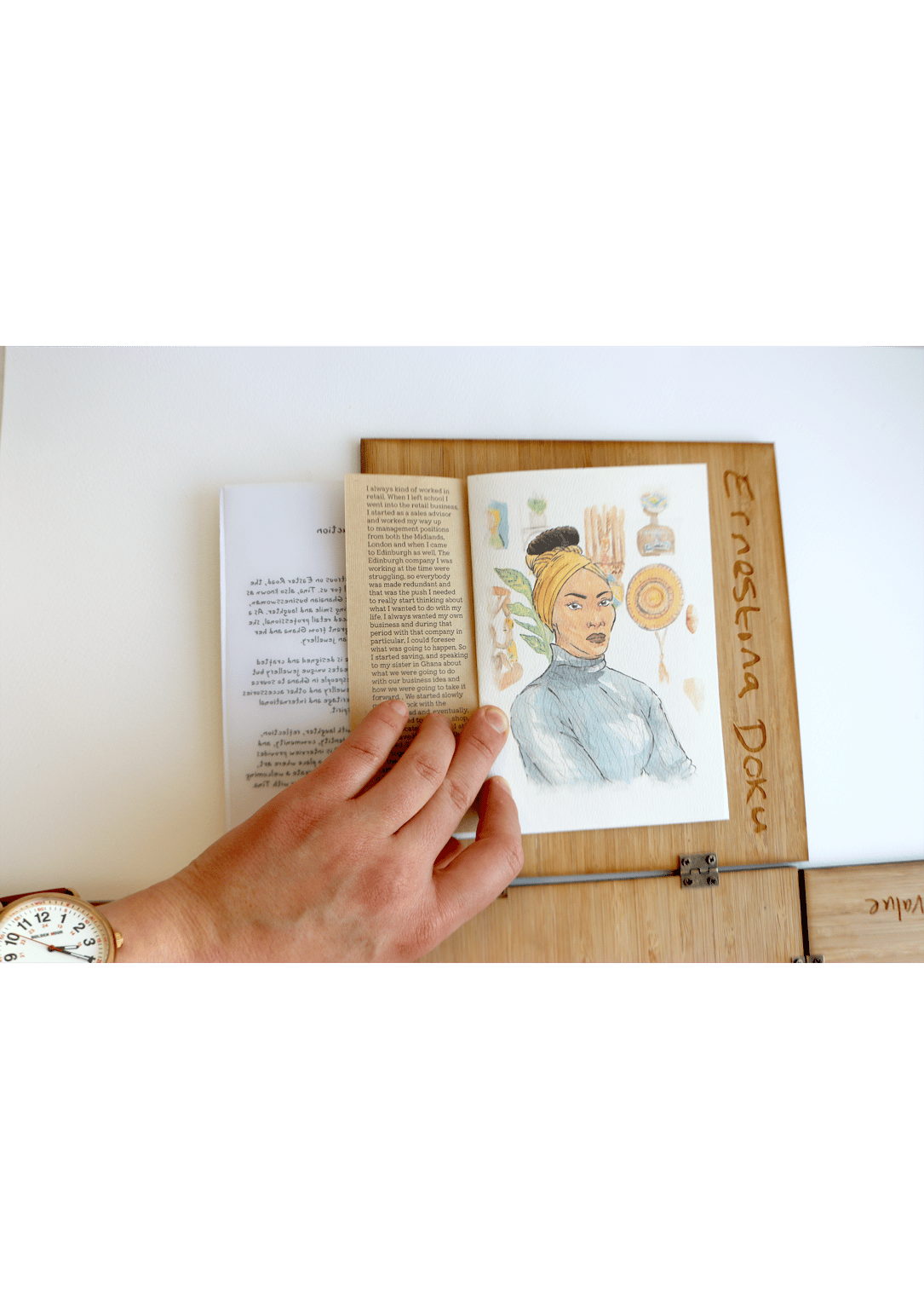 carmela.arguimbau “Us Not Them” opened story book
