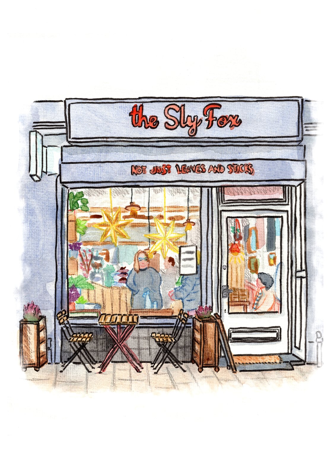 carmela.arguimbau “Us Not Them” The Sly Fox Shop Illustration