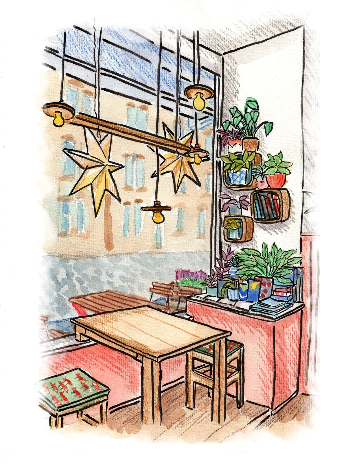 carmela.arguimbau “Us Not Them” The Sly Fox Inside Shop Illustration