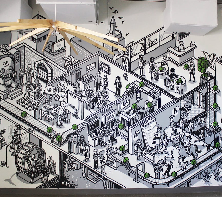 'Site Specific' curated by Cat Powell | Artfelt Sheffield Good People Mural Nigel Sussman