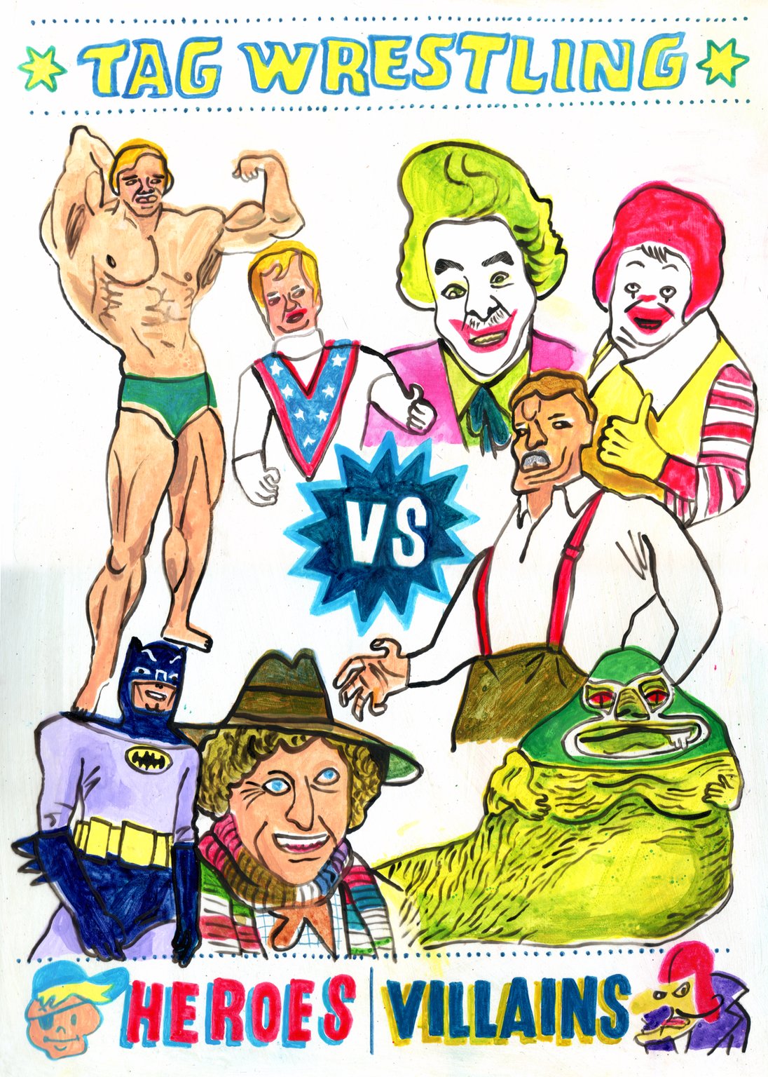 Adam Graff Heroes & Villains // VZ Gallery