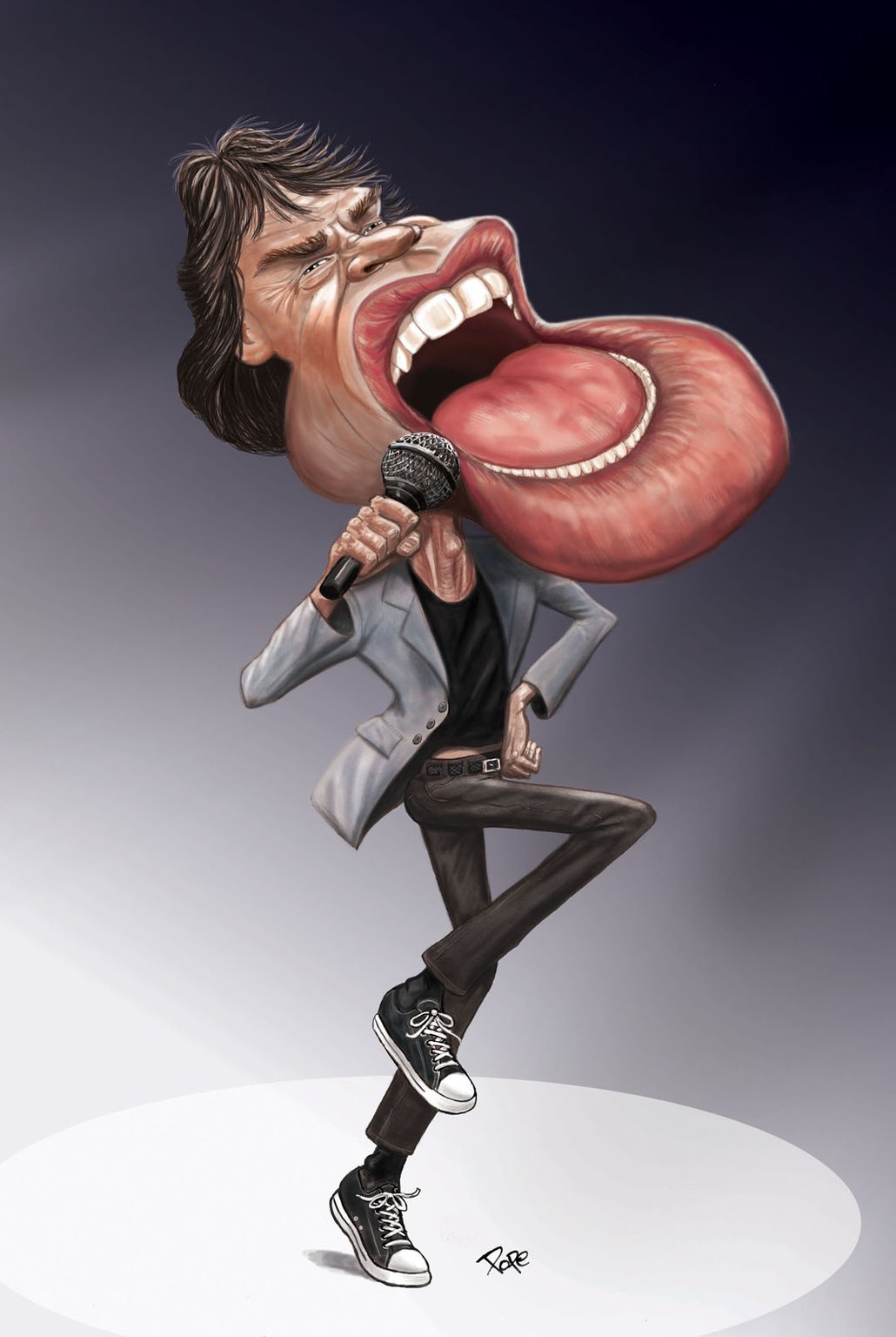 Martin Pope Mick Jagger