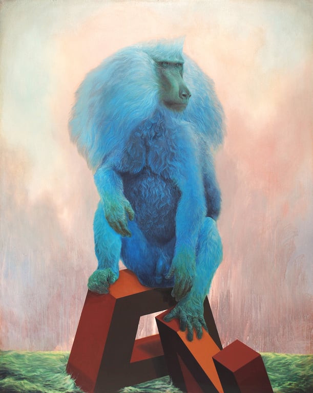 Ron Kurniawan Blue Baboon