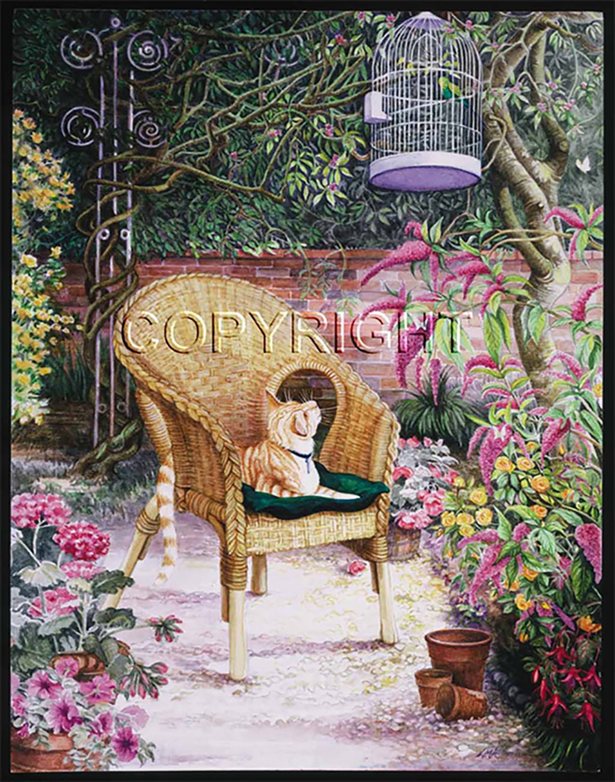 Linda Mary Ashdown Disturbed Cat Knap