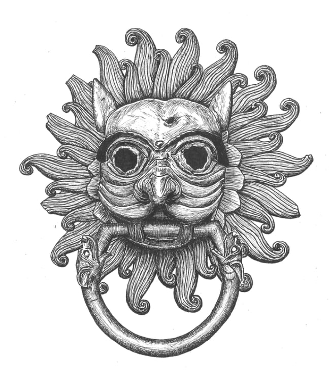 Sal McD Durham Cathedral Knocker