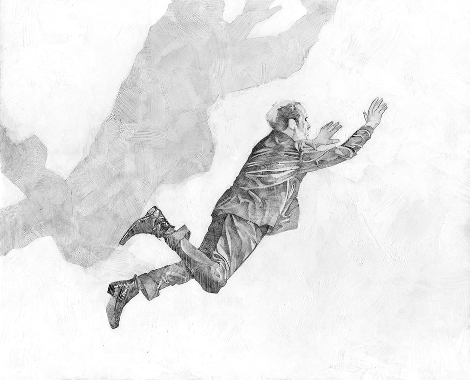 Richard Beacham Falling or Flying