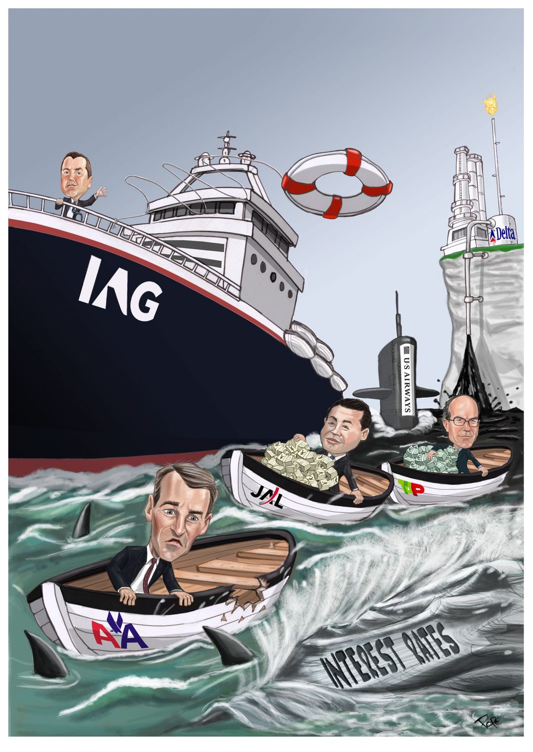 Martin Pope Front Cover at sea