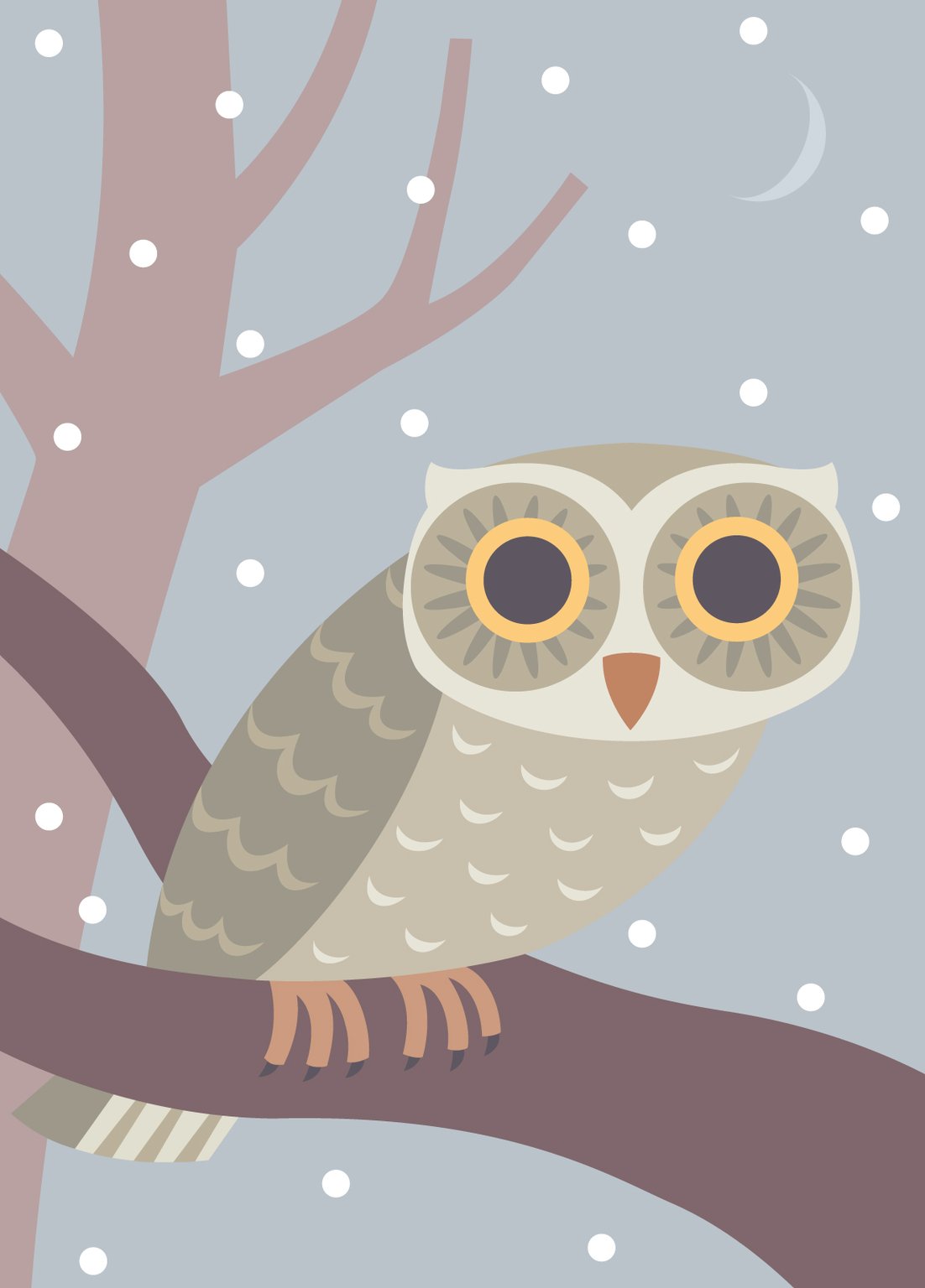 Richard Lowdell Little Owl Card