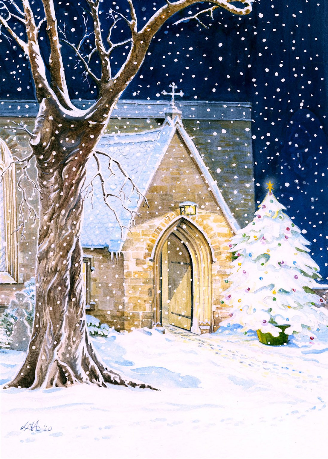Linda Mary Ashdown Midnight Mass on Christmas Eve