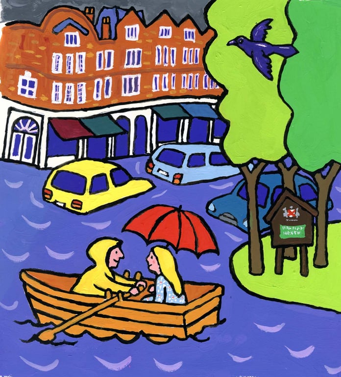 Margaret Welbank poster for Songs about the Weather
