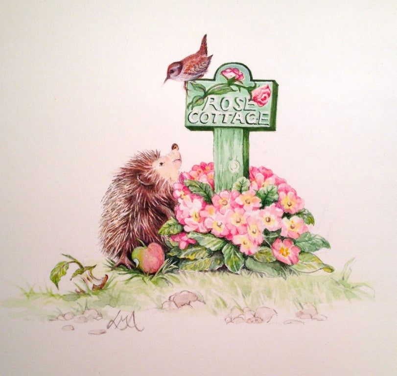 Linda Mary Ashdown Rose Cottage Colection – Back Plate Image