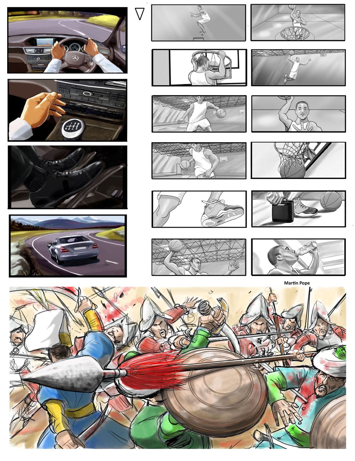 Martin Pope Storyboard