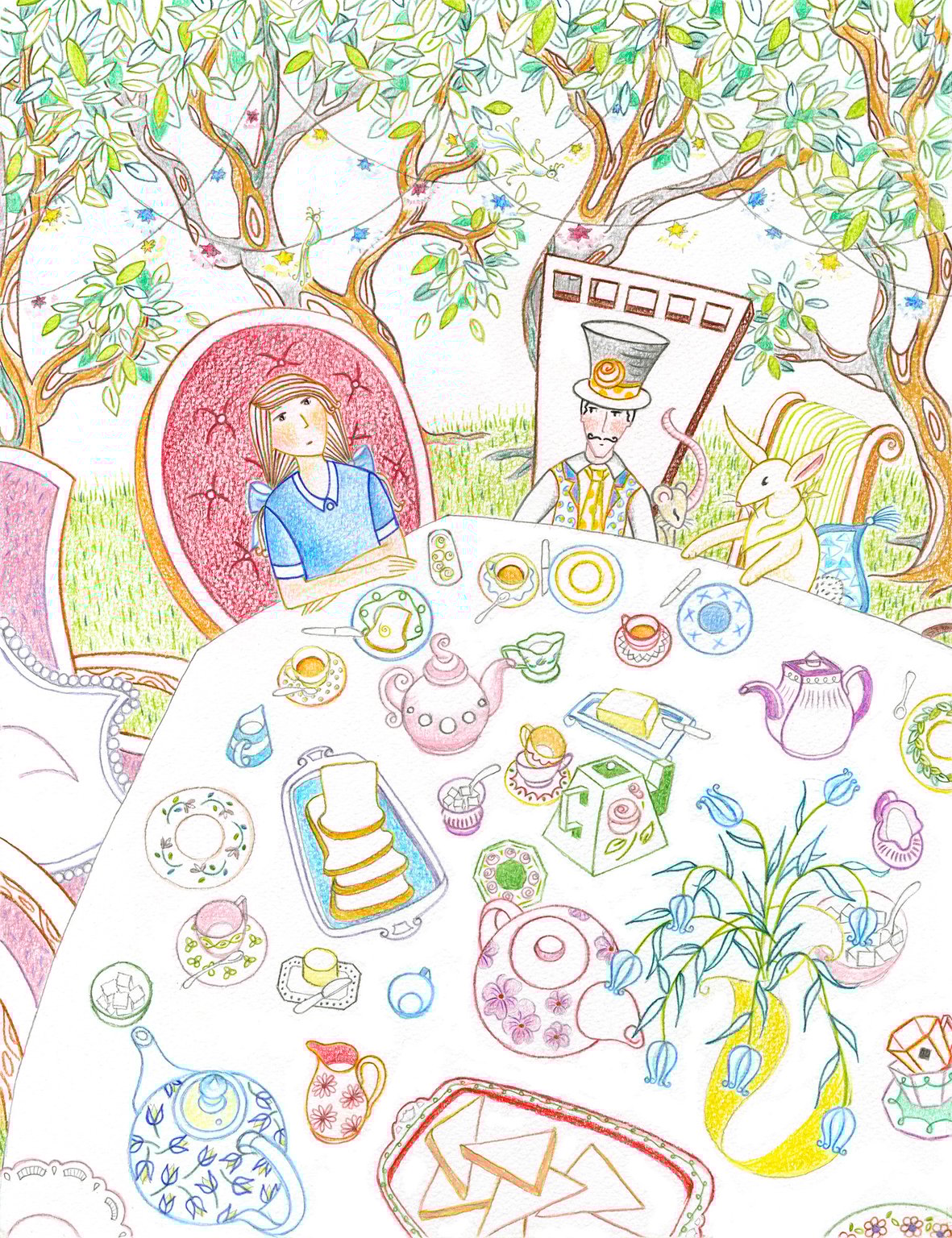 Jacky Rough The Mad Hatter’s Tea Party