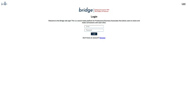 Screenshot of the homepage for Web App Team 2023