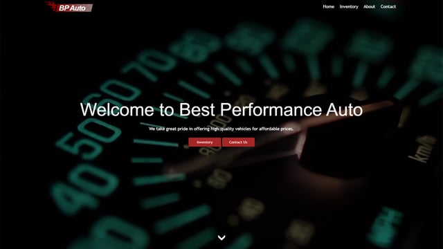Screenshot of the homepage for Web Design Team 2023