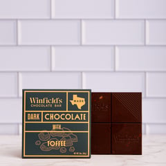 Dark Chocolate Toffee Bar
