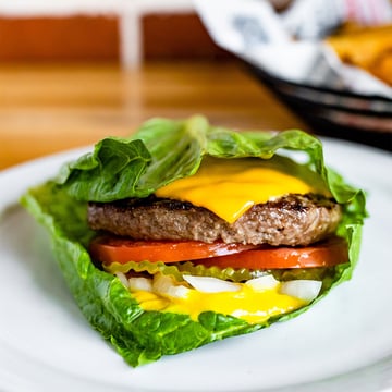 Cheeseburger Lettuce Wrap