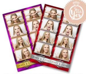 Striking Silk photo booth print template