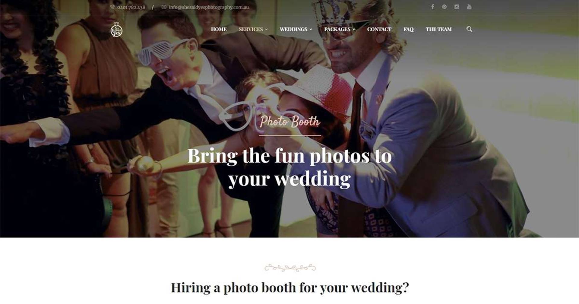 Photo booth fun at a She Said YES event