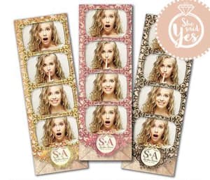 Beautiful Laser Cut photo booth print template