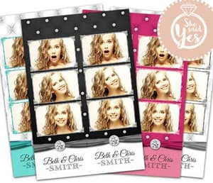 Elegant Bling photo booth print template