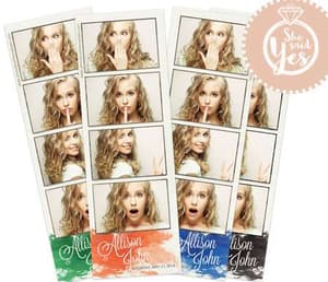 Touched by Monet photo booth print template