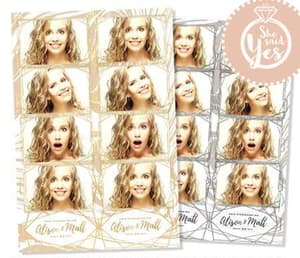 Marbled Elegance photo booth print template