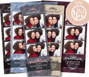 Royal Treatment photo booth print template