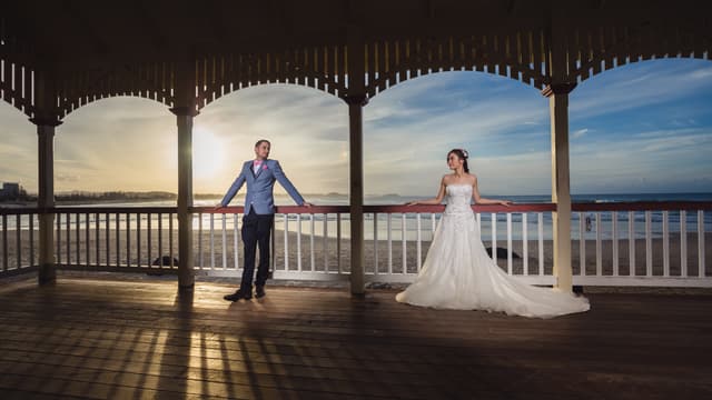 Why May Wedding Sunset Brisbane Photographers Smile