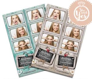 Crafty Romance photo booth print template