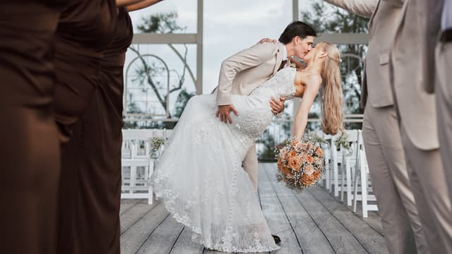 Morgan & Joel at Sandstone Point Hotel