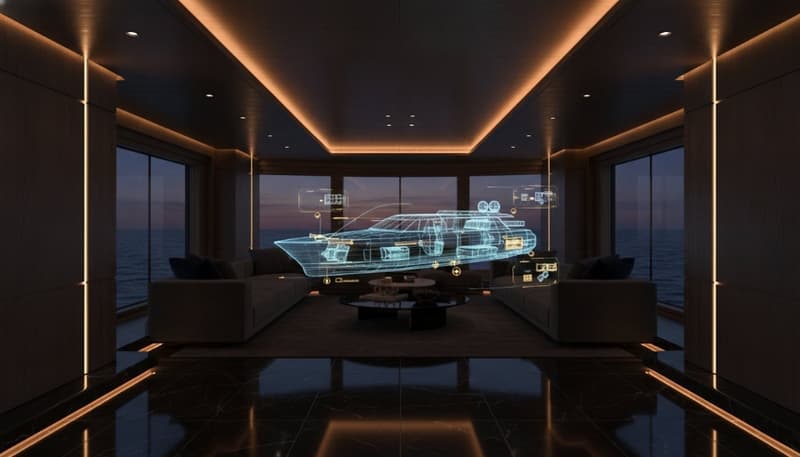 Beyond the Walkthrough: 3D Virtual Tours for Superyacht Sales as Intelligent Sales Platforms