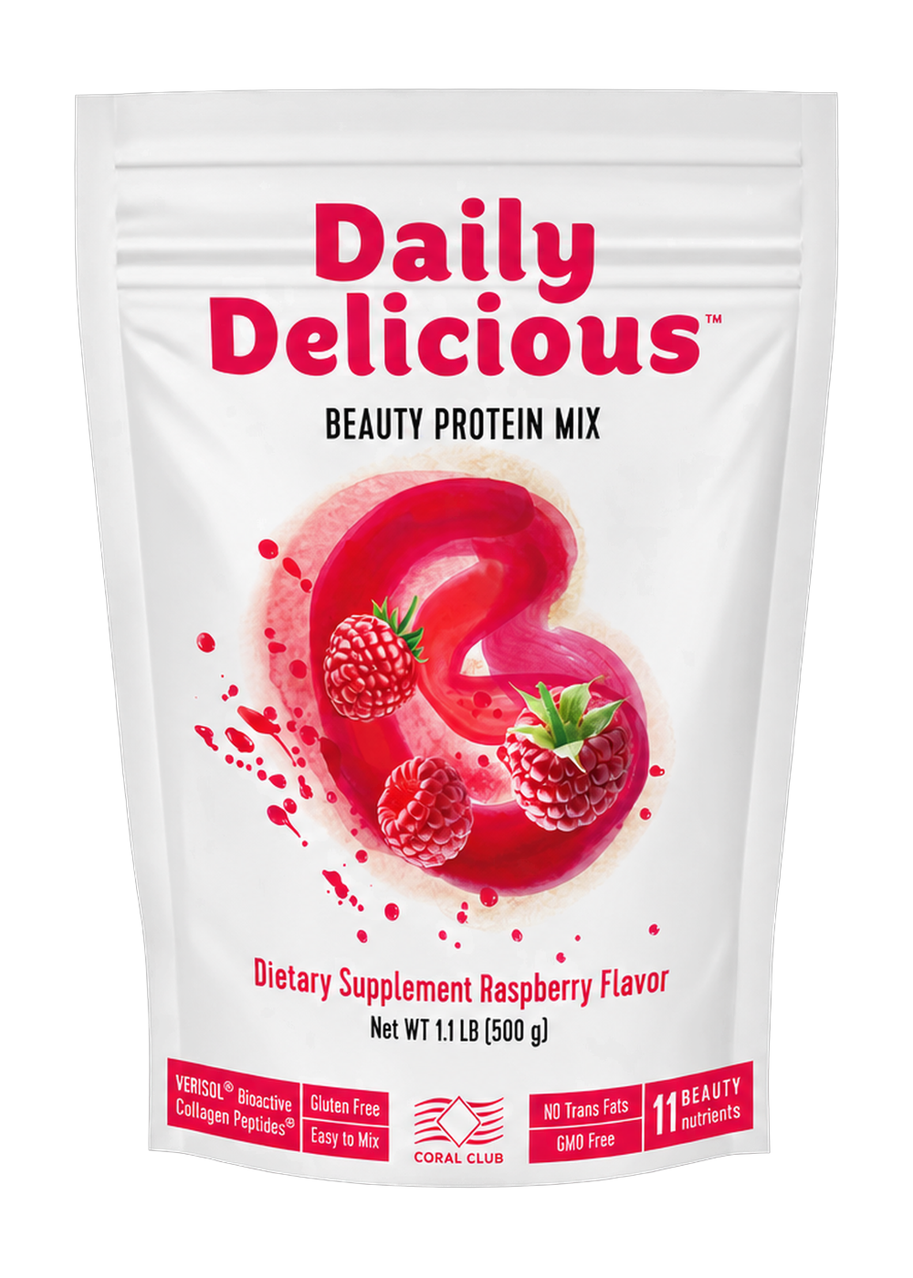 Daily Delicious Beauty Protein Mix Raspberry
