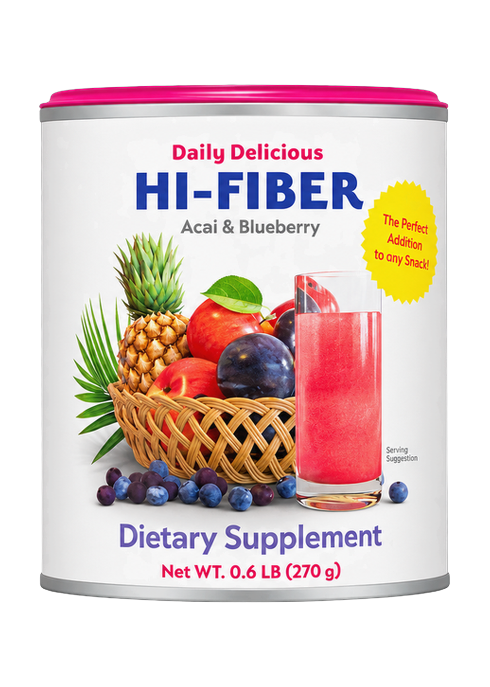 Daily Delicious Hi-Fiber Acai & Blueberry