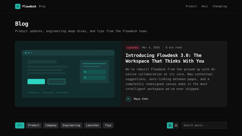 Flow Desk screenshot