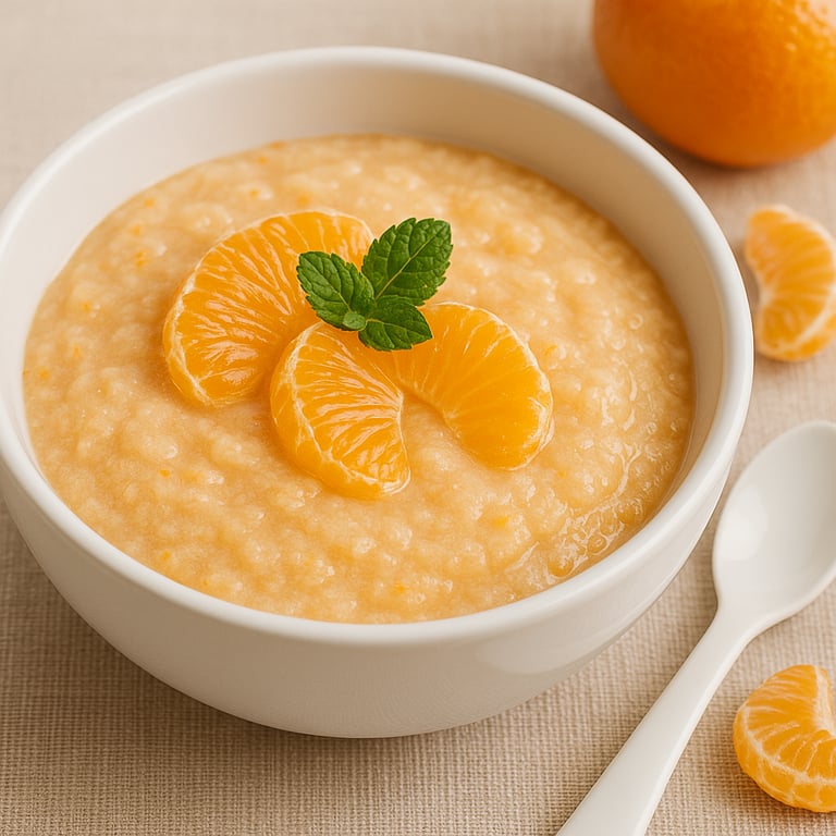 Frischer Mandarinen-Snack