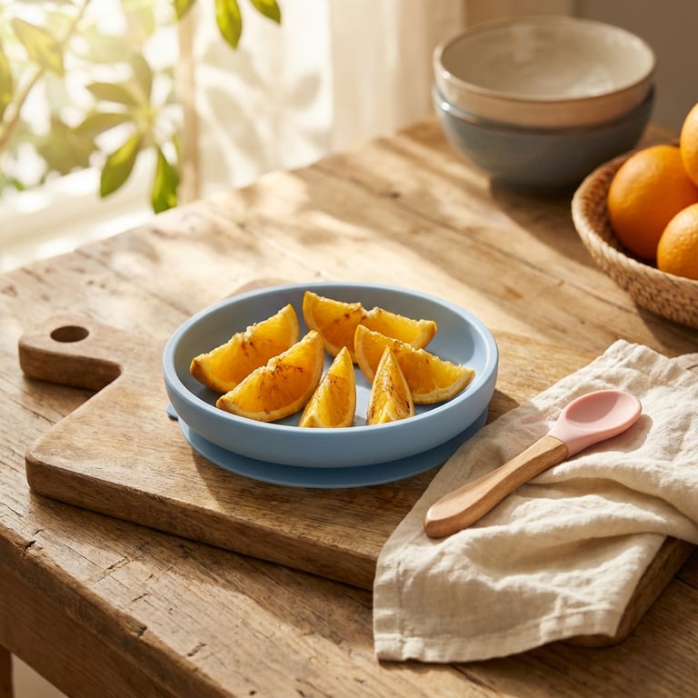 Baby-led Orange Wedges