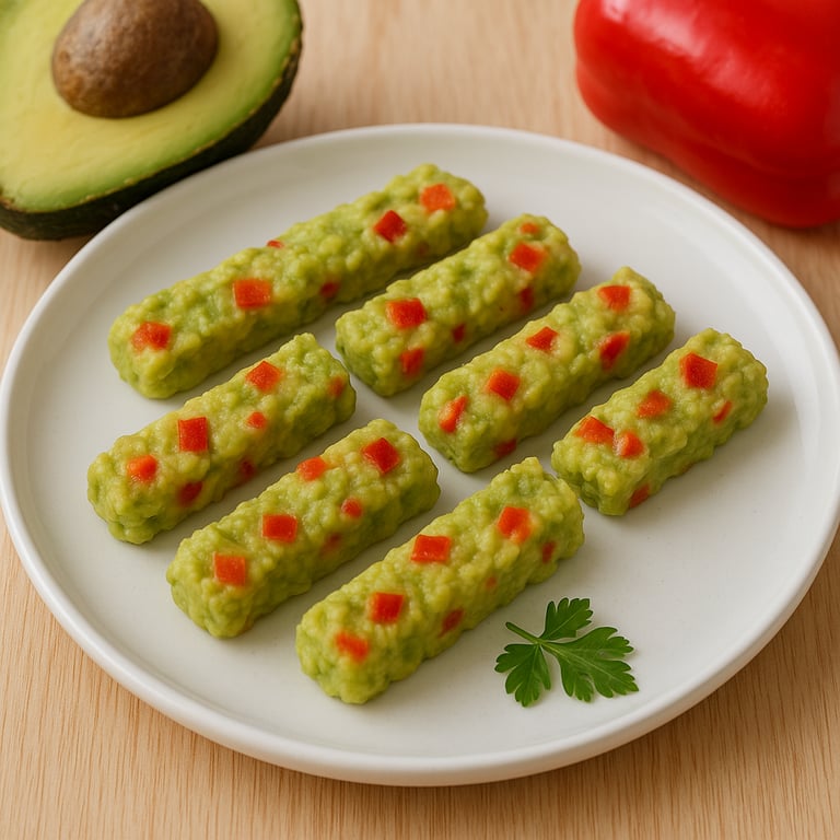 Avocado & Bell Pepper Finger Foods