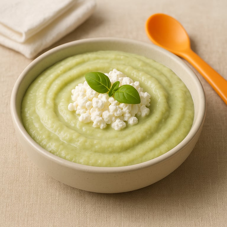 Baby Cottage Cheese Puree Snack