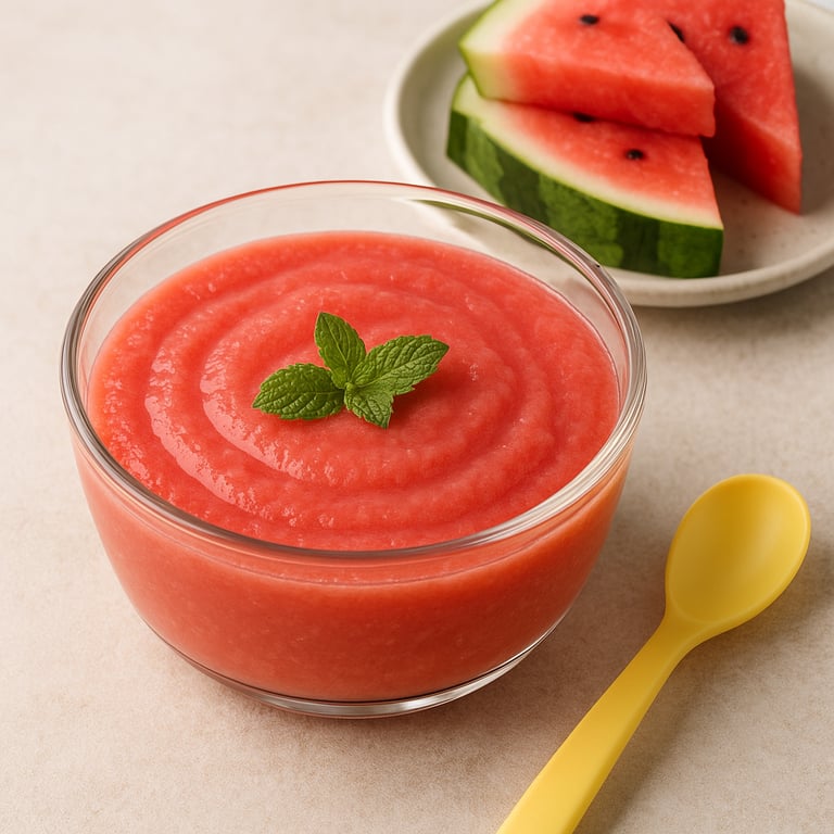 Wassermelonenpüree für Babys