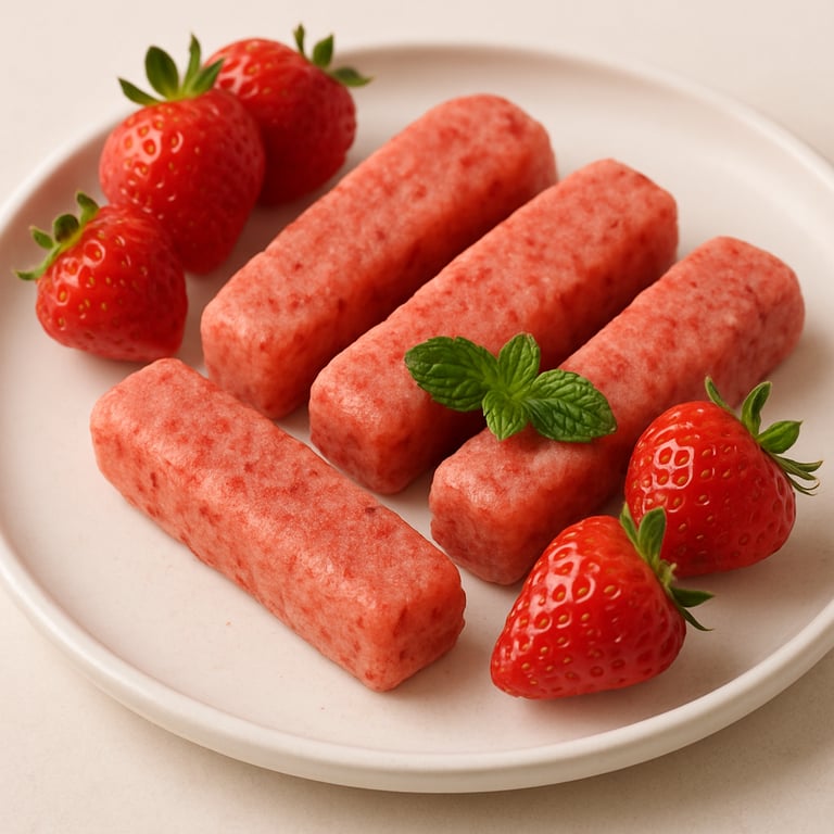 Baby Strawberry Fingers