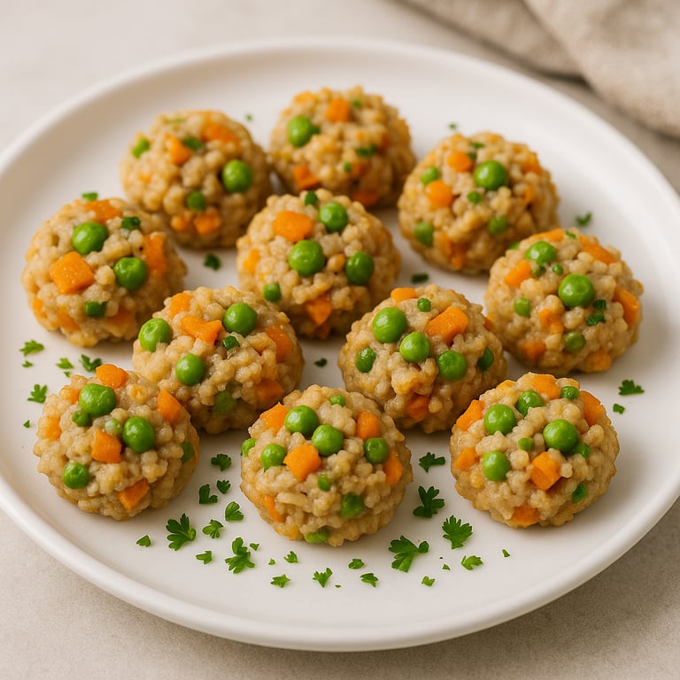 Baby-Friendly Turkey Veggie Pasta Bites