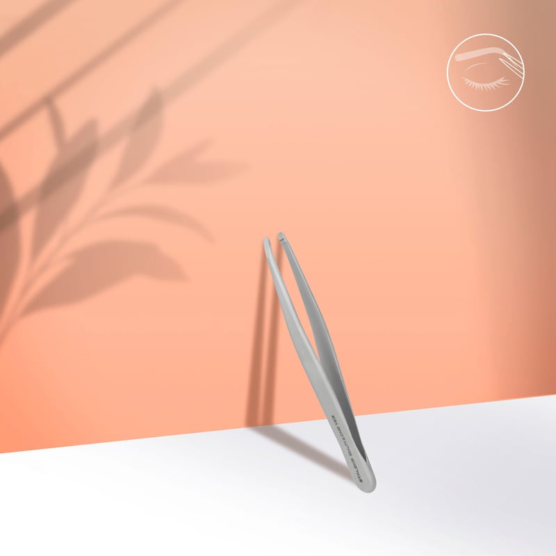 STALEKS BEAUTY & CARE 10 TYPE 2 Eyebrow tweezers narrow straight