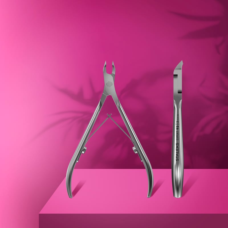 STALEKS EXPERT 92 Mini Alicates profesionales para cutículas, 3 mm