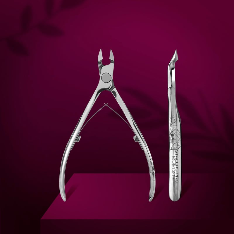 STALEKS EXCLUSIVE 20 Alicates profesionales para la piel, 9 mm