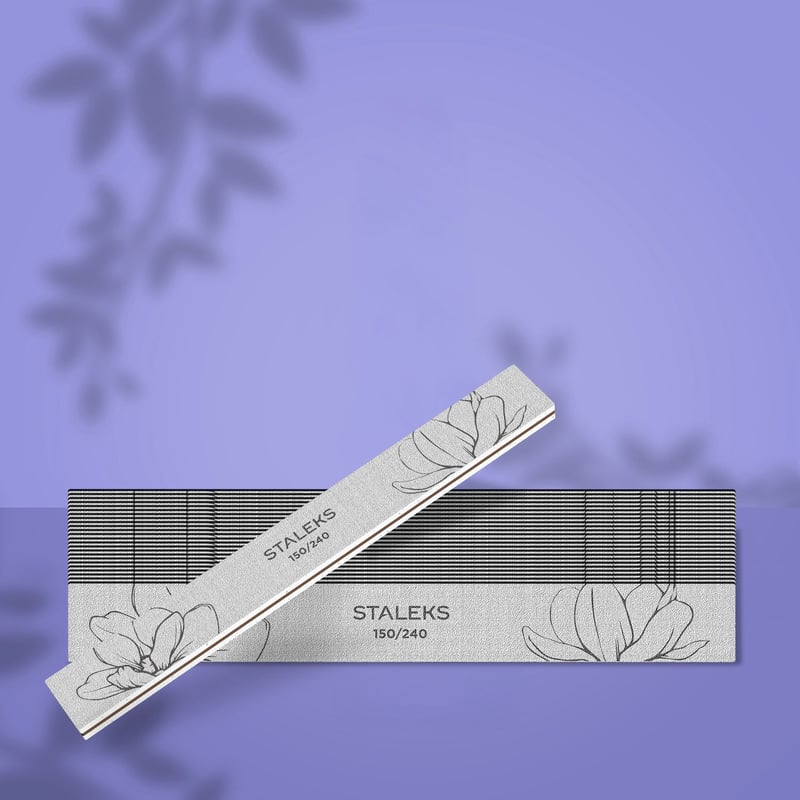 STALEKS EXPERT 20 Straight mineral nail file, 150/240 grit (25 pc)