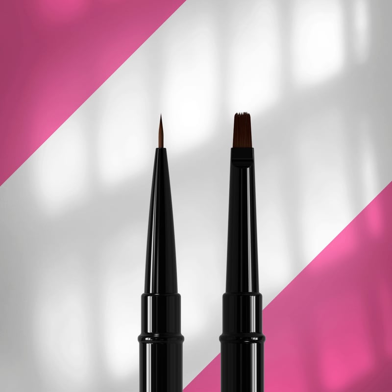 STALEKS EXPERT 01/04 Double-ended brush, liner 7 mm/for gel 7mm