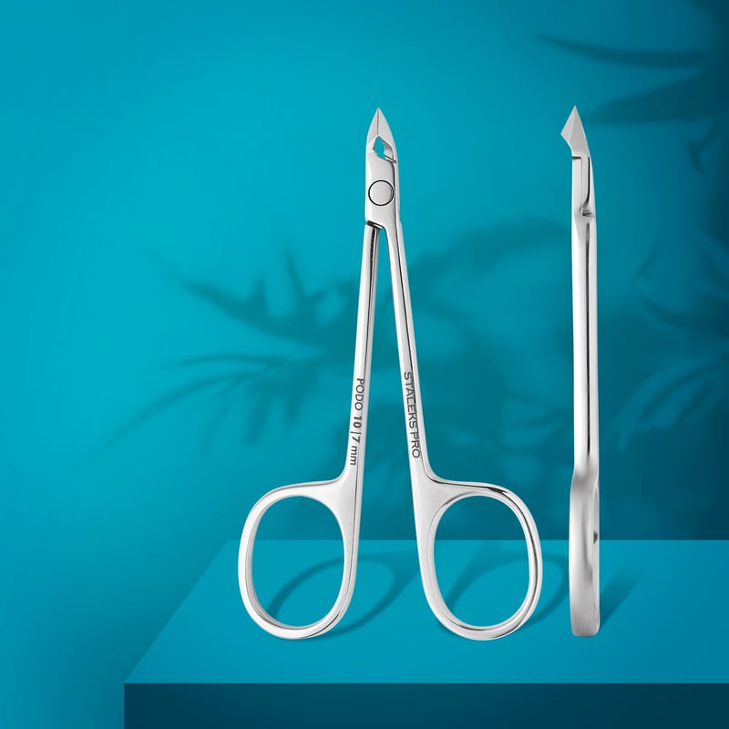 STALEKS PODO 10 Podology scissors style nippers for cuticle and callus, 7 mm