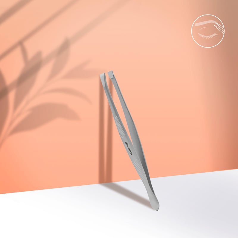 STALEKS CLASSIC 10 TYPE 1 Пінцет для брів широкий прямий