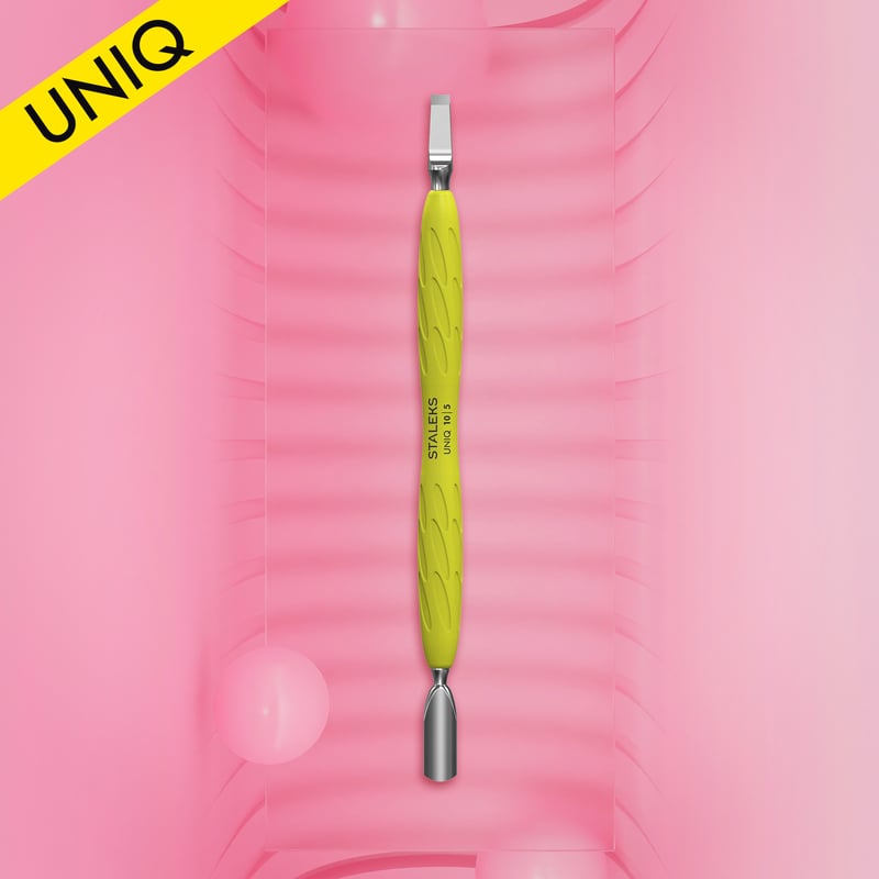 STALEKS UNIQ 10 TYPE 5 Gummy Empujador redondo estrecho y paleta recta